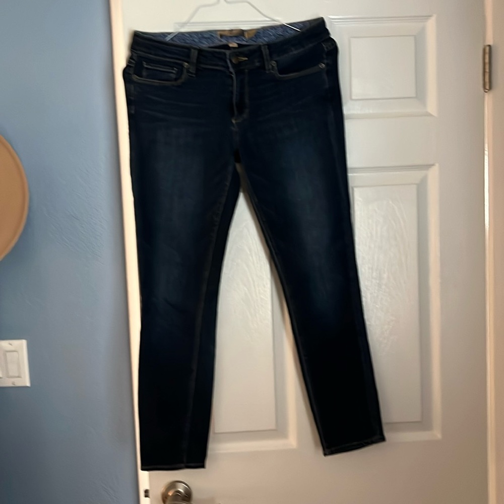 Paige denim crop size 30 stretch